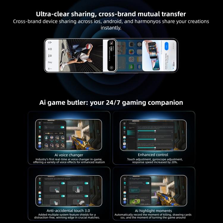 Honor WIN RT, 16GB+256GB, 3D Ultrasonic Fingerprint, 10000mAh Battery, 6.83 inch MagicOS 10.0 / Android 16 Snapdragon 8 Elite Octa Core, Network: 5G, NFC, OTG, 16GB+256GB