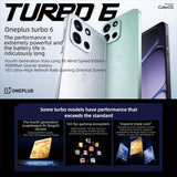 OnePlus Turbo 6 5G 12GB/256GB – Snapdragon 8s Gen 4, ColorOS 16, Screen Fingerprint