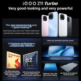 vivo iQOO Z11 Turbo, 12GB+512GB, Ultrasonic 3D Fingerprint, 6.59 inch Android 16 OriginOS 6 Snapdragon 8 Gen 5 Octa Core, OTG, NFC, Network: 5G, 12GB+512GB