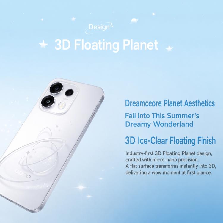 OPPO Reno16 5G 12GB/256GB | Dimensity 8550 SUPER, ColorOS 16, Screen Fingerprint