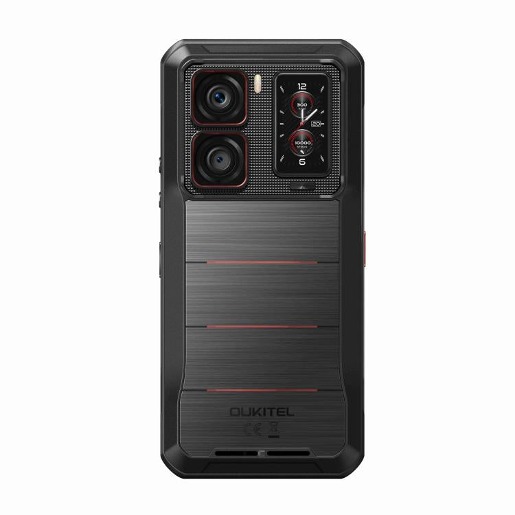 Teléfono robusto Oukitel WP300 5G con reloj, 12 GB + 512 GB, pantalla de 6,8 pulgadas, Android 15, MediaTek Dimensity 7050 Octa Core, NFC, OTG 