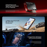 Teléfono robusto Oukitel WP300 5G con reloj, 12 GB + 512 GB, pantalla de 6,8 pulgadas, Android 15, MediaTek Dimensity 7050 Octa Core, NFC, OTG 