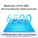 vivo Y60, 6GB+128GB, Side Fingerprint, 6.74 inch Android 16 OriginOS 6 Snapdragon 4 Gen 2 Octa Core, OTG, Network: 5G, 6GB+128GB