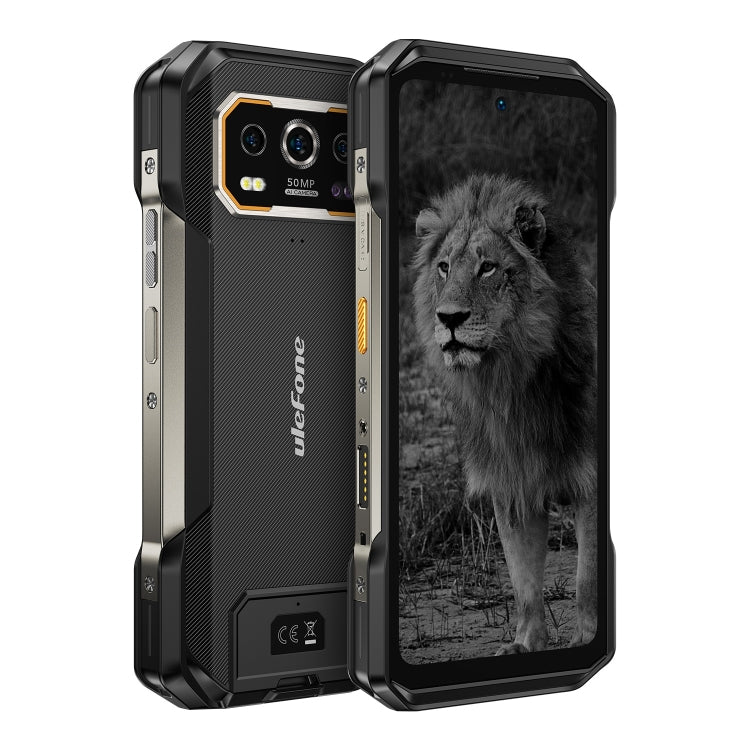 Ulefone Armor 27 Pro Rugged Phone - 12GB RAM, 256GB Storage, Night Vision, 10600mAh Battery, 6.78 inch, Android 14, MediaTek Dimensity 6300, 5G, NFC