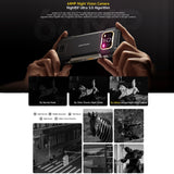 Ulefone Armor 27 Pro Rugged Phone - 12GB RAM, 256GB Storage, Night Vision, 10600mAh Battery, 6.78 inch, Android 14, MediaTek Dimensity 6300, 5G, NFC