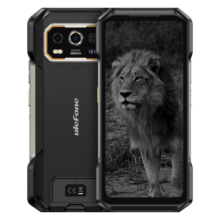 Ulefone Armor 27 Pro Rugged Phone - 12GB RAM, 256GB Storage, Night Vision, 10600mAh Battery, 6.78 inch, Android 14, MediaTek Dimensity 6300, 5G, NFC
