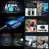 Ulefone Armor 25T Rugged Phone with 6GB+256GB, Thermal Imaging, 6.78-Inch Android 14, MediaTek Helio G99, 4G, NFC, OTG