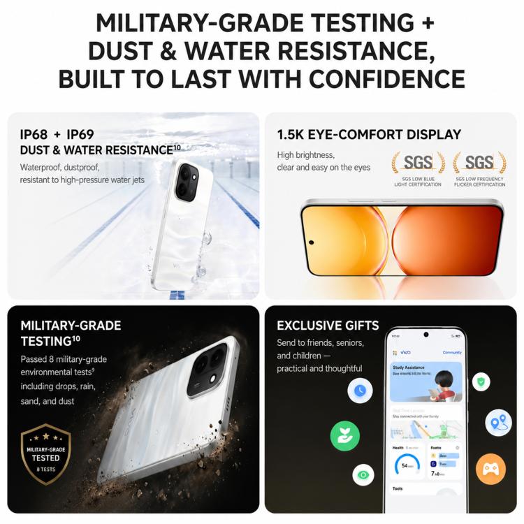 vivo Y600 Turbo, 12GB+256GB, In-screen Fingerprint, 6.83 inch Android 16 OriginOS 6 Snapdragon 7s Gen 4 Octa Core, OTG, NFC, Network: 5G, 12GB+256GB