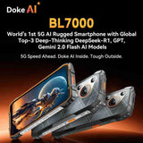 Teléfono robusto Blackview BL7000 - 8 GB + 256 GB, 6,78" Android 15, MediaTek Dimensity 6300, 5G, NFC, OTG 