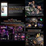 Blackview BL7000 Rugged Phone, 8GB+256GB, 6.78 inch, Night Vision Camera, Android 15 MediaTek Dimensity 6300