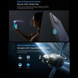 Oukitel WP50 Rugged 5G Phone - 4GB RAM, 256GB Storage, 6.6" Display, Android 14, MediaTek Dimensity 6100+, NFC, 5G Network