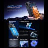 Oukitel WP50 Rugged 5G Phone - 4GB RAM, 256GB Storage, 6.6" Display, Android 14, MediaTek Dimensity 6100+, NFC, 5G Network