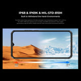Oukitel WP52 Rugged Phone - 5G, 4GB RAM + 256GB Storage, 6.6 Inch Android 14, MediaTek Dimensity 6100+ Octa-core, NFC, OTG