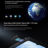 Oukitel WP52 Rugged Phone - 5G, 4GB RAM + 256GB Storage, 6.6 Inch Android 14, MediaTek Dimensity 6100+ Octa-core, NFC, OTG