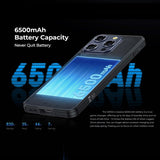 Oukitel WP52 Rugged Phone - 5G, 4GB RAM + 256GB Storage, 6.6 Inch Android 14, MediaTek Dimensity 6100+ Octa-core, NFC, OTG