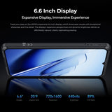 Oukitel WP52 Rugged Phone - 5G, 4GB RAM + 256GB Storage, 6.6 Inch Android 14, MediaTek Dimensity 6100+ Octa-core, NFC, OTG