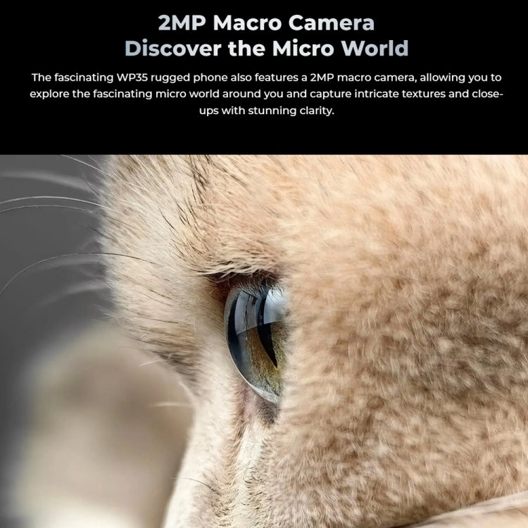 Oukitel WP35 5G Rugged Phone, 8GB+256GB, IP68/IP69K Fingerprint Identification, 11000mAh, 6.6 inch MediaTek Dimensity 6100+ Octa Core