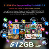 Cámara termográfica Blackview BL9000 Pro 5G con 12 GB de RAM, 512 GB de almacenamiento, IP68/IP69K, MIL-STD-810H, pantalla de 6,78 pulgadas, Android 14, MediaTek Dimensity 8020