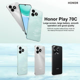 Honor Play 70C, 4GB+64GB, 6.75 inch MagicOS 9.0 Android 15 MediaTek Helio G81 Ultra Octa Core, Network: 4G, OTG, 4GB+64GB