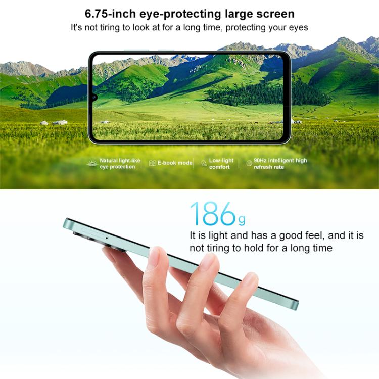 Honor Play 70C, 4GB+64GB, 6.75 inch MagicOS 9.0 Android 15 MediaTek Helio G81 Ultra Octa Core, Network: 4G, OTG, 4GB+64GB
