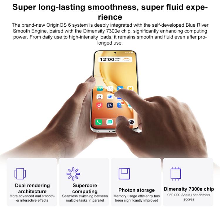 vivo Y600 Pro, 8GB+512GB, In-screen Fingerprint, 6.83 inch Android 16 OriginOS 6 Dimensity 7300e Octa Core, OTG, NFC, Network: 5G, 8GB+512GB