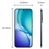 vivo Y600 Pro, 12GB+512GB, In-screen Fingerprint, 6.83 inch Android 16 OriginOS 6 Dimensity 7300e Octa Core, OTG, NFC, Network: 5G, 12GB+512GB