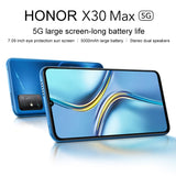HONOR X30 Max 5G Smartphone – 7.09" Large Display, 5000mAh Battery, Dimensity 900 Octa-Core, 8GB+128GB Unlocked Cell Phone