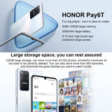 HONOR Play6T Triple Back Cameras, Side Fingerprint Identification, 5000mAh Battery, 6.74 inch Magic UI 5.0 (Android 11) MediaTek Dimensity 700 Octa Core up to 2.2GHz, Network: 5G, OTG, Not Support Google Play, 8GB+128GB