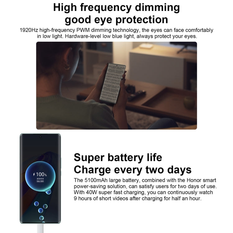 HONOR X40 5G Dual Back Cameras, Screen Fingerprint Identification, 5100mAh Battery, 6.67 inch Magic UI 6.1 / Android 12 Snapdragon 695 Octa Core up to 2.2GHz, Network: 5G, 8GB+128GB