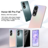 HONOR 80 Pro Flat 5G Triple Back Cameras, Screen Fingerprint Identification, 6.67 inch Magic UI 7.0 Qualcomm Snapdragon 8+ Gen1 Octa Core up to  3.0GHz, Network: 5G, OTG, NFC, Not Support Google Play, Honor 80 Pro Flat 5G, 12GB+256GB