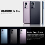 Xiaomi 12 Pro (versión global UE) con triple cámara trasera, Face ID, lector de huellas, batería de 4600 mAh, pantalla de 6,73", MIUI 13/Android 12, Snapdragon 8 Gen 1, 5G, NFC