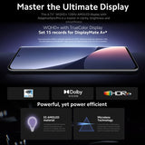 Xiaomi 12 Pro (versión global UE) con triple cámara trasera, Face ID, lector de huellas, batería de 4600 mAh, pantalla de 6,73", MIUI 13/Android 12, Snapdragon 8 Gen 1, 5G, NFC