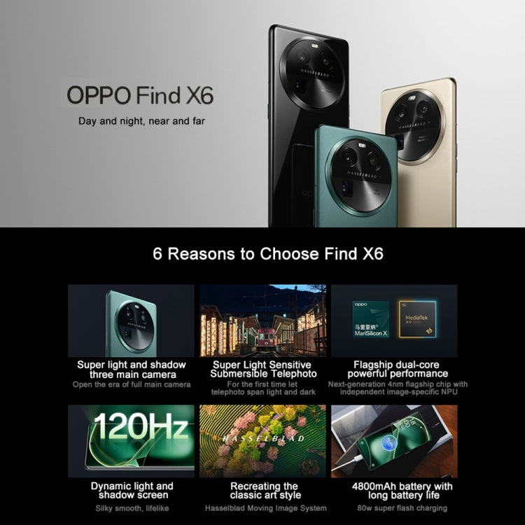 OPPO Find X6 5G 12GB/256GB – Dimensity 9200, ColorOS 13.1, Triple Cameras