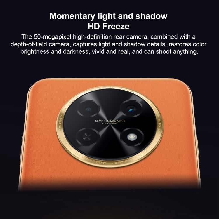 HUAWEI Enjoy 60X Dual Back Cameras, Side Fingerprint Identification, 7000mAh Battery, 6.95 inch HarmonyOS 3.0 Qualcomm Snapdragon 680 Octa Core 2.4GHz, Network: 4G, 512GB Black, 512GB Orange