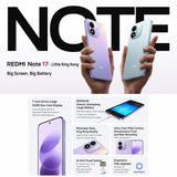 Xiaomi REDMI Note 17 5G, 6GB+128GB,  7 inch Xiaomi HyperOS 3 Snapdragon 4 Gen 4 Octa Core, NFC, Network: 5G, 6GB+128GB