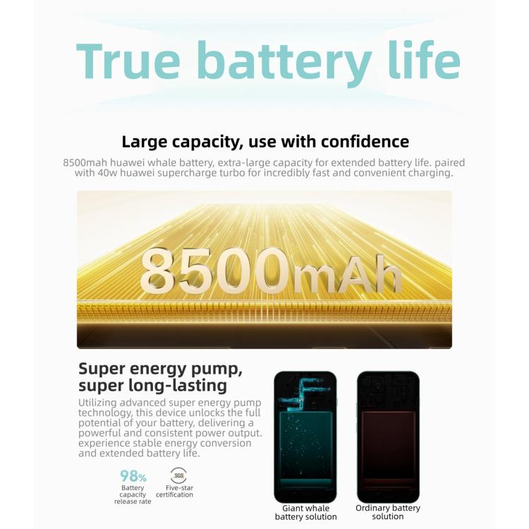 HUAWEI Enjoy 90 Pro Max, 8GB‌+128GB, Side Fingerprint, 6.84 inch HarmonyOS 6.0 Kirin 8000, OTG, Not Support Google Play, 8GB+128GB