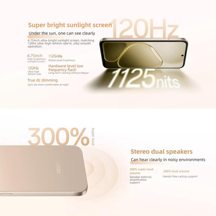 OPPO A6k 5G 12GB/256GB – Dimensity 6300, ColorOS 15, Side Fingerprint