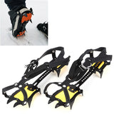 Aotu AT8701 One Pair 10 Teeth Anti-Slip Ice Gripper Snow Climbing Shoes Covers