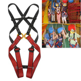 XINDA XDA9516 Outdoor Rock Climbing Polyester High-strength Wire Adjustable Downhill Whole Body Safety Belt Children