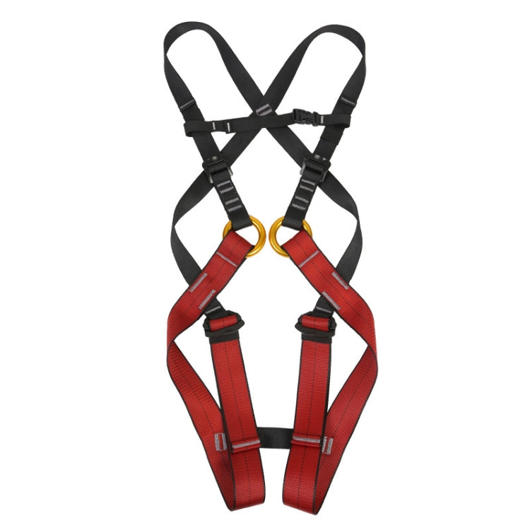 XINDA XDA9516 Outdoor Rock Climbing Polyester High-strength Wire Adjustable Downhill Whole Body Safety Belt Children