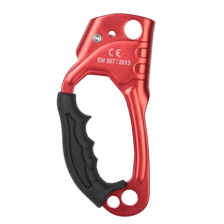 XINDA TP-8606 Outdoor-Klettern Luftarbeiten Anti-Fall-Handseilgreifer für Seile mit 8–12 mm Durchmesser rechts