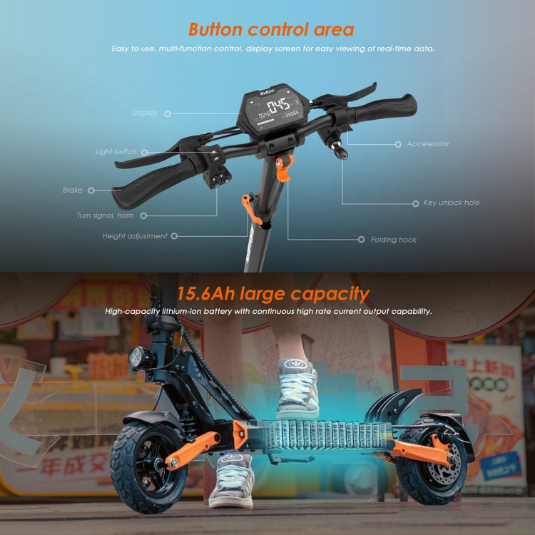 KUGOO G2 Pro 600W Folding E-Scooter: 8.5" Tires, LCD, 3-Speed