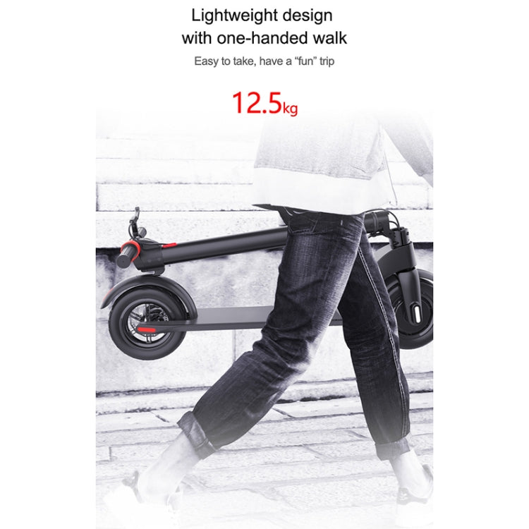 X7 Foldable Off-Road Scooter: 8.5" Tires, LED, LCD, 6.4AH Battery, Waterproof