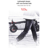 X7 Foldable Off-Road Scooter: 8.5" Tires, LED, LCD, 6.4AH Battery, Waterproof