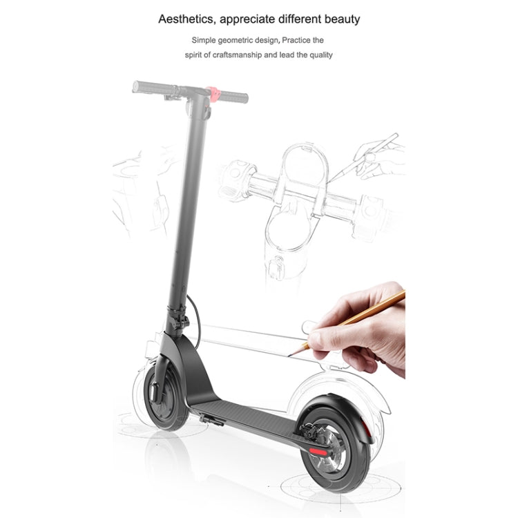 X7 Foldable Off-Road Scooter: 8.5" Tires, LED, LCD, 6.4AH Battery, Waterproof