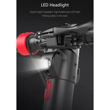 X7 Foldable Off-Road Scooter: 8.5" Tires, LED, LCD, 6.4AH Battery, Waterproof - LYDARZ