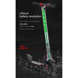 X7 Foldable Off-Road Scooter: 8.5" Tires, LCD, LED, 5AH Battery - LYDARZ