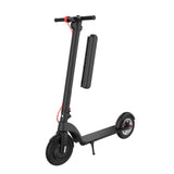 X8 Foldable Electric Scooter: 10" Tires, LCD, LED, 10AH Battery, 100kg Load