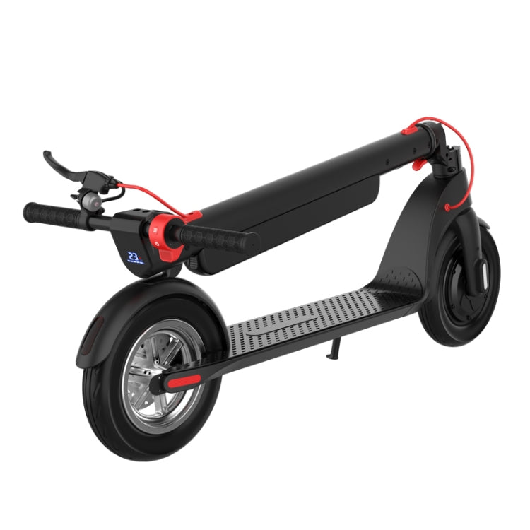 X8 Foldable Electric Scooter: 10" Tires, LCD, LED, 10AH Battery, 100kg Load