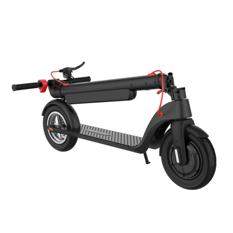 X8 Foldable Electric Scooter: 10" Tires, LCD, LED, 10AH Battery, 100kg Load